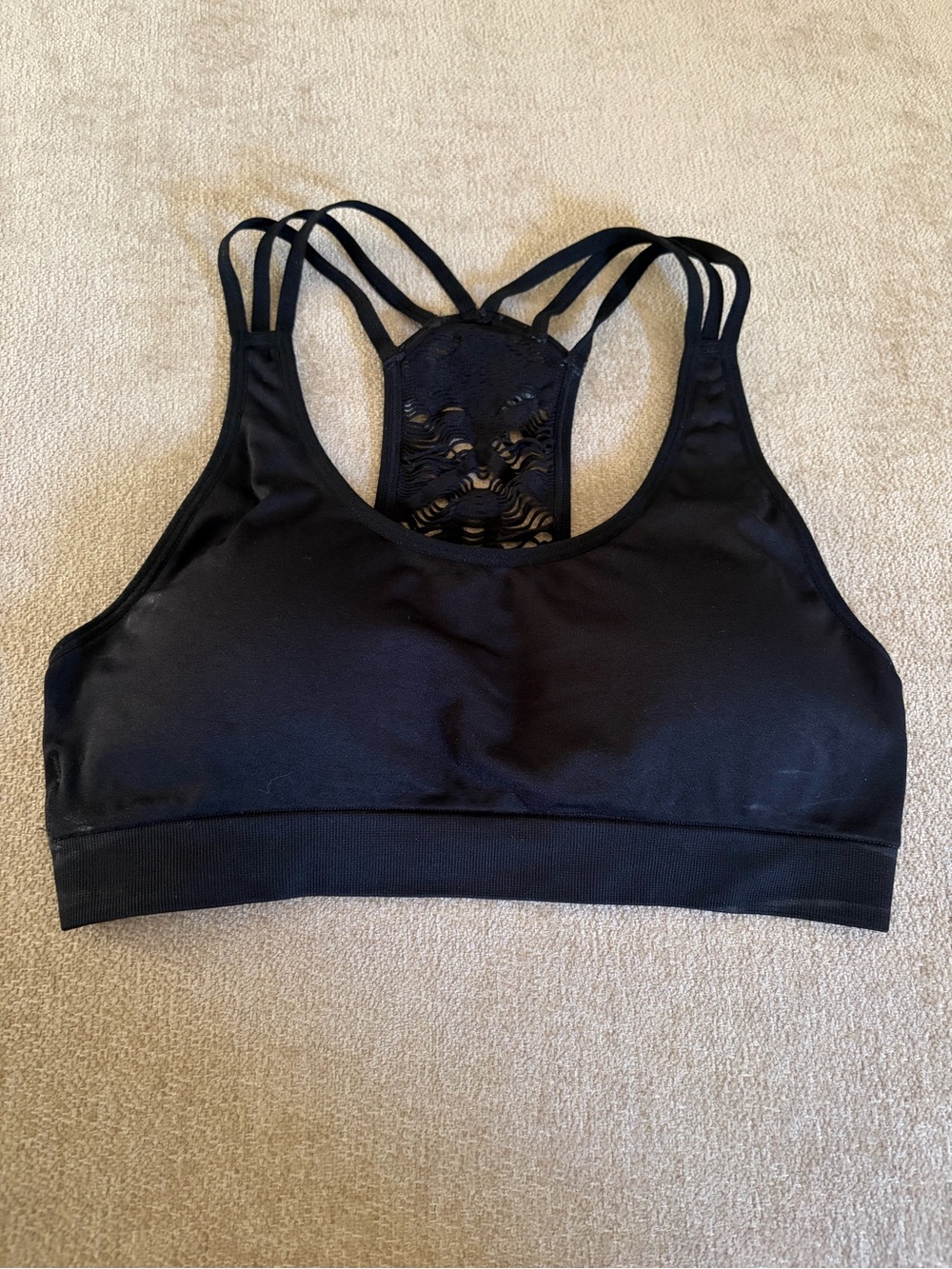 Xhilaration Black Workout/Casual/Dressy Sports Bra/Top